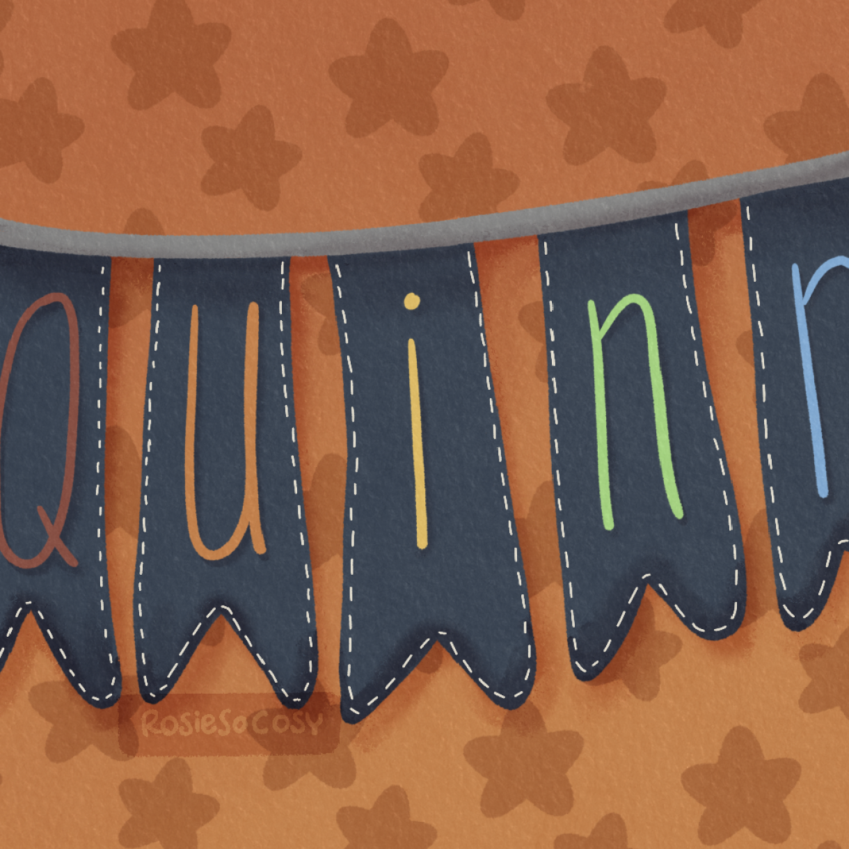 Day 16 of WinterSoCosy February 2026: Bunting