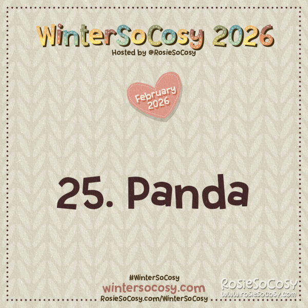 WinterSoCosy 2026 February Day 25: Panda