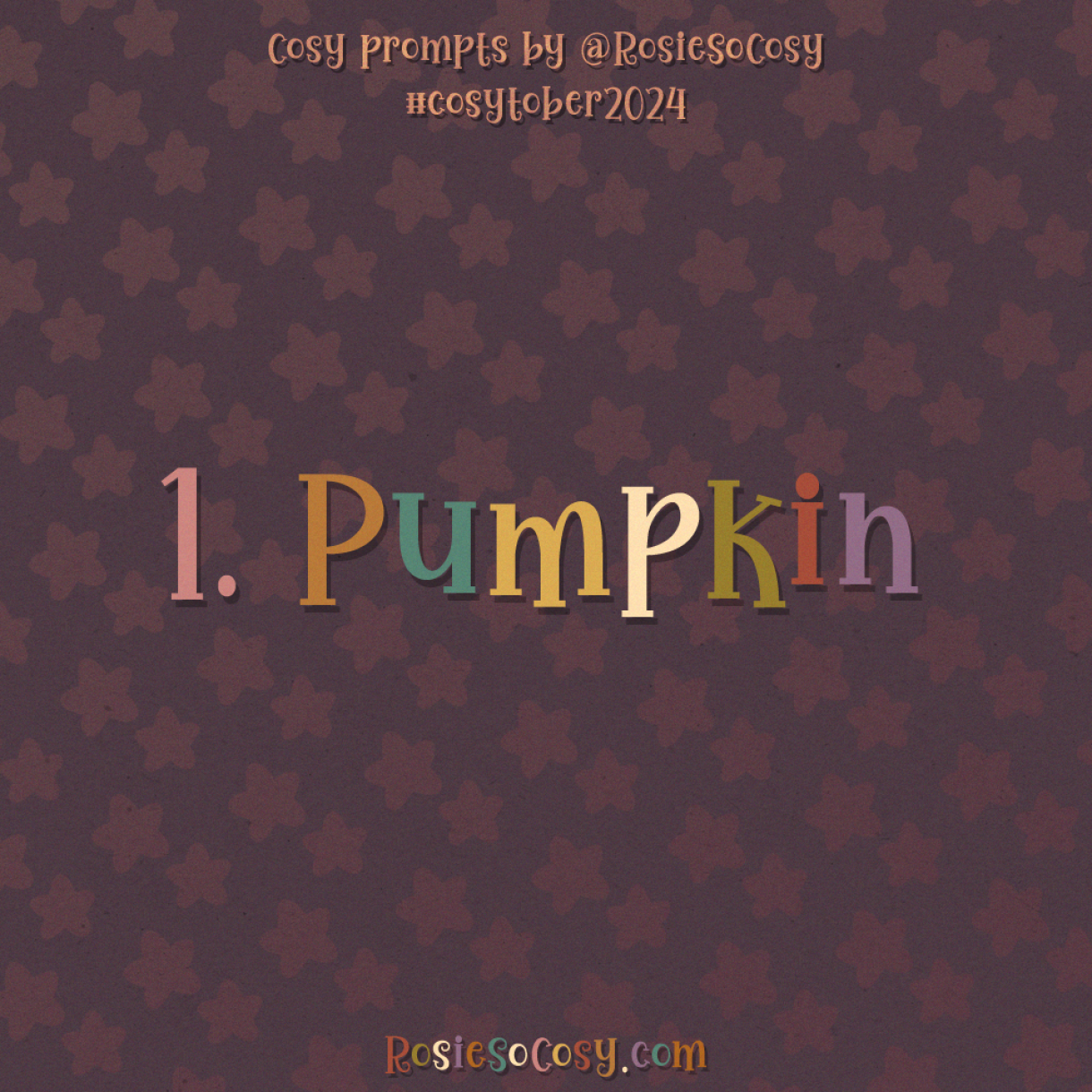 Cosytober 2024, day 1: Pumpkin 